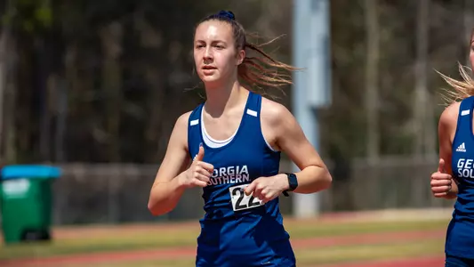 STATESBORO, GEORGIA - MARCH 12: Georgia Southern Eagles Track & Field hosts the 2021 GATA Classic at Eagle Field on March 12, 2021 in Statesboro, Georgia.