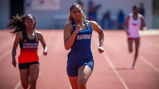 STATESBORO, GEORGIA - MARCH 12: Georgia Southern Eagles Track & Field hosts the 2021 GATA Classic at Eagle Field on March 12, 2021 in Statesboro, Georgia.