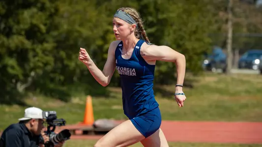 STATESBORO, GEORGIA - MARCH 12: Georgia Southern Eagles Track & Field hosts the 2021 GATA Classic at Eagle Field on March 12, 2021 in Statesboro, Georgia.