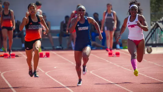 STATESBORO, GEORGIA - MARCH 12: Georgia Southern Eagles Track & Field hosts the 2021 GATA Classic at Eagle Field on March 12, 2021 in Statesboro, Georgia.