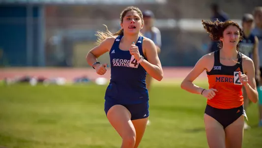 STATESBORO, GEORGIA - MARCH 12: Georgia Southern Eagles Track & Field hosts the 2021 GATA Classic at Eagle Field on March 12, 2021 in Statesboro, Georgia.