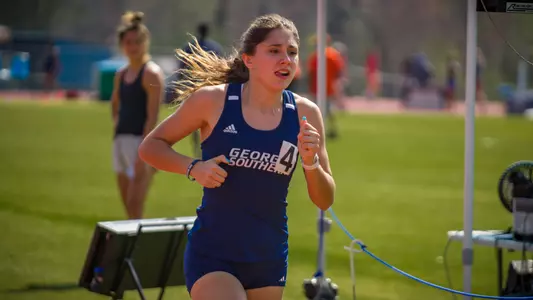STATESBORO, GEORGIA - MARCH 12: Georgia Southern Eagles Track & Field hosts the 2021 GATA Classic at Eagle Field on March 12, 2021 in Statesboro, Georgia.