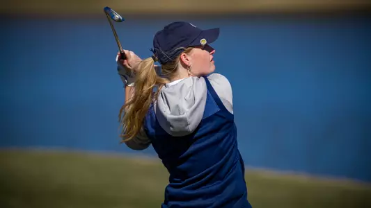 STATESBORO, GEORGIA - FEBRUARY 21: Georgia Southern Eagles Women’s Golf plays in the 2021 Strutter Gus Invitational at the Georgia Southern Golf Course on February 21, 2021 in Statesboro, Georgia.