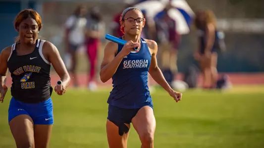 STATESBORO, GEORGIA - MARCH 12: Georgia Southern Eagles Track & Field hosts the 2021 GATA Classic at Eagle Field on March 12, 2021 in Statesboro, Georgia.