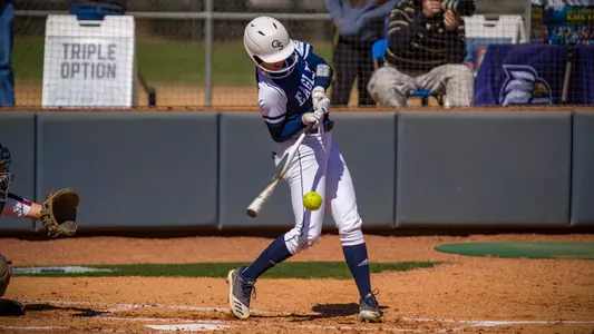 STATESBORO, GEORGIA - MARCH 7: Georgia Southern Eagles Softball faces the College of Charleston at the Eagle Softball Field on March 7, 2021 in Statesboro, Georgia.