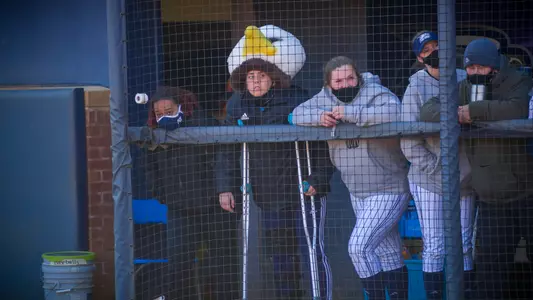 STATESBORO, GEORGIA - MARCH 6: Georgia Southern Eagles Softball faces the College of Charleston Cougars at the Eagle Softball Field on March 6, 2021 in Statesboro, Georgia.