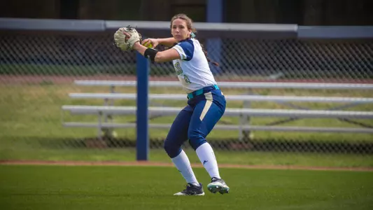 STATESBORO, GEORGIA - MARCH 20: Georgia Southern Eagles Softball faces the ULM Warhawks at the Eagle Softball Field on March 20, 2021 in Statesboro, Georgia.