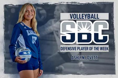 Ashlyn Lovett Defensive Player of the Week