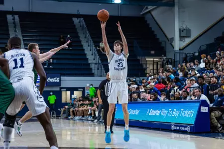 Game action during the NCAA menâ??s basketball game between Georgia Southern and Piedmont at Hanner Fieldhouse on December 7, 2022 in Statesboro, Georgia. (Photograph by AJ Henderson / Georgia Southern Athletics)