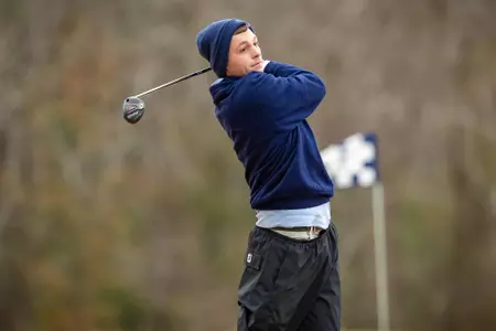 STATESBORO, GEORGIA - FEBRUARY 6: Men’s Golf action from day one of the 2022 Thomas Sharkey Individual Collegiate Tournament at the Georgia Southern University Golf Course on February 6, 2022 in Statesboro, Georgia
