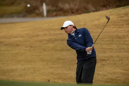STATESBORO, GEORGIA - FEBRUARY 7: Men’s Golf action from day two of the 2022 Thomas Sharkey Individual Collegiate Tournament at the Georgia Southern University Golf Course on February 6, 2022 in Statesboro, Georgia