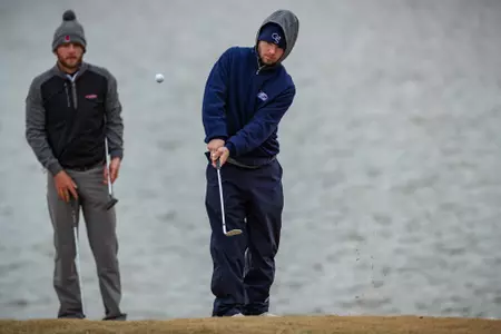 STATESBORO, GEORGIA - FEBRUARY 6: Men’s Golf action from day one of the 2022 Thomas Sharkey Individual Collegiate Tournament at the Georgia Southern University Golf Course on February 6, 2022 in Statesboro, Georgia