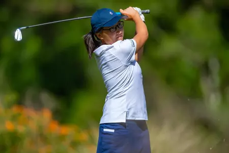 DAYTONA BEACH, FLORIDA - APRIL 19: Georgia Southern Women’s Golf competes in the final round of the 2022 Sun Belt Conference Women’s Golf Championships at the LPGA International Golf Club on April 19, 2022 in Daytona Beach, Florida.