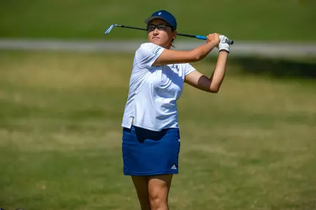 DAYTONA BEACH, FLORIDA - APRIL 19: Georgia Southern Women’s Golf competes in the final round of the 2022 Sun Belt Conference Women’s Golf Championships at the LPGA International Golf Club on April 19, 2022 in Daytona Beach, Florida.