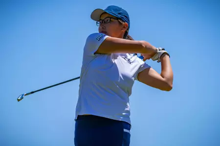 DAYTONA BEACH, FLORIDA - APRIL 19: Georgia Southern Women’s Golf competes in the final round of the 2022 Sun Belt Conference Women’s Golf Championships at the LPGA International Golf Club on April 19, 2022 in Daytona Beach, Florida.