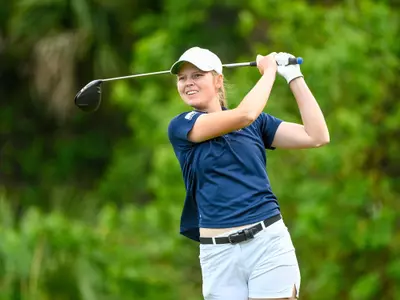 April 18, 2022 - Daytona Beach, FL, U.S: \ during 2nd round action of Sun Belt Women's Golf Championship on the Hill's course at LPGA International in Daytona Beach, FL Romeo T Guzman/Sun Belt Conference