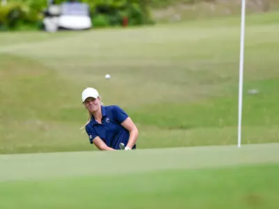 April 18, 2022 - Daytona Beach, FL, U.S: \ during 2nd round action of Sun Belt Women's Golf Championship on the Hill's course at LPGA International in Daytona Beach, FL Romeo T Guzman/Sun Belt Conference