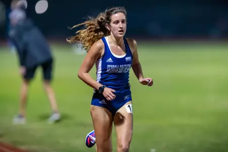 STATESBORO, GEORGIA - MARCH 11: Georgia Southern Track & Field plays host to the GATA Classic at Eagle Field on March 11, 2022 in Statesboro, Georgia