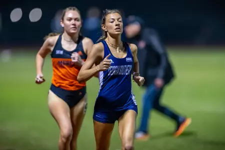 STATESBORO, GEORGIA - MARCH 11: Georgia Southern Track & Field plays host to the GATA Classic at Eagle Field on March 11, 2022 in Statesboro, Georgia