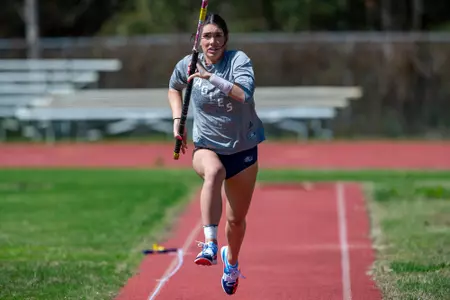 STATESBORO, GEORGIA - MARCH 12: Georgia Southern Track & Field plays host to the GATA Classic at Eagle Field on March 12, 2022 in Statesboro, Georgia