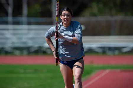 STATESBORO, GEORGIA - MARCH 12: Georgia Southern Track & Field plays host to the GATA Classic at Eagle Field on March 12, 2022 in Statesboro, Georgia