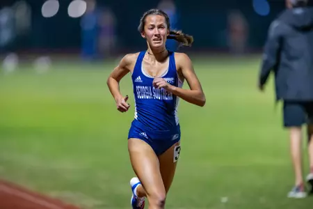 STATESBORO, GEORGIA - MARCH 11: Georgia Southern Track & Field plays host to the GATA Classic at Eagle Field on March 11, 2022 in Statesboro, Georgia