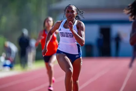 STATESBORO, GEORGIA - MARCH 12: Georgia Southern Track & Field plays host to the GATA Classic at Eagle Field on March 12, 2022 in Statesboro, Georgia