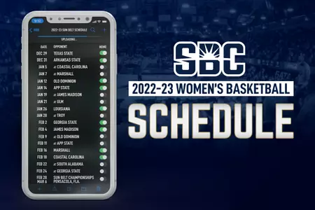 WBB Sun Belt Schedule 2022-23