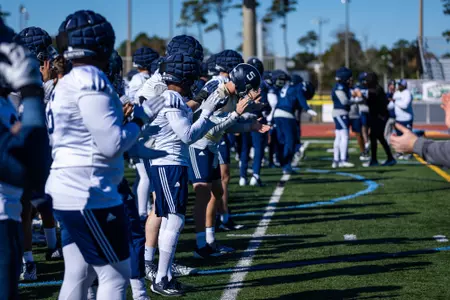Georgia Southern Football prepares for the Myrtle Beach Bowl on December 14, 2023 in Myrtle Beach, South Carolina. (Photograph by AJ Henderson / Georgia Southern Athletics)