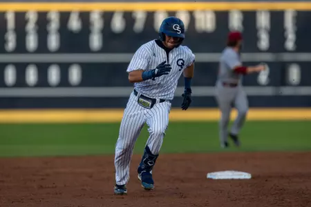 Georgia Southern infielder/outfielder Luke Hatcher (11) during the NCAA baseball game between Georgia Southern and ULM at Jack Stallings Field at J.I. Clements Stadium on April 28, 2023 in Statesboro, Georgia. (Photograph by AJ Henderson / Georgia Southern Athletics)