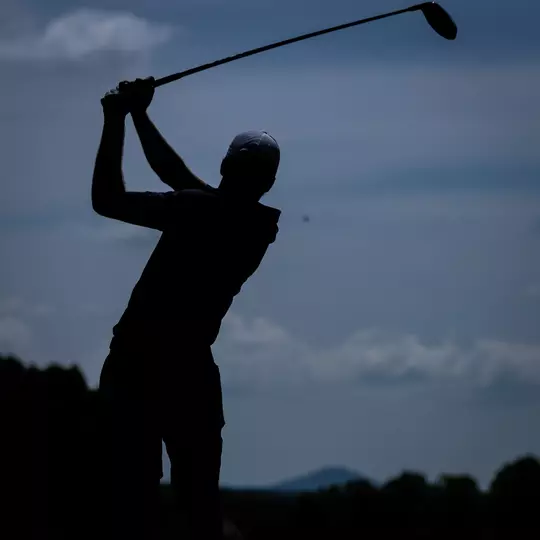 Georgia Southern Men’s Golf plays a practice round at the 2023 NCAA Men’s Golf Salem Regional at The Cliffs at Keowee Falls on May 14, 2023 in Salem, South Carolina. (Photograph by AJ Henderson / Georgia Southern Athletics)