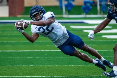 OJ Arnold during Georgia Southern Football Practice at Allen E. Paulson Stadium on August 4, 2023 in Statesboro, Georgia. (Photograph by AJ Henderson, Georgia Southern Athletics)
