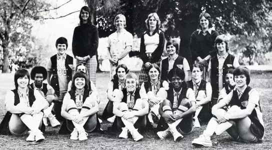 1974-75 WBB Team Photo