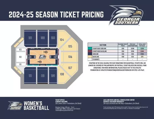 WBB Ticket Map 2024-25