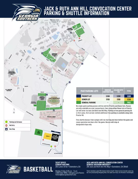 The Hill Parking & Bus Route Maps