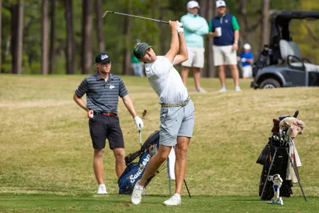 Hayden Carner during day three of the 2024 Schenkel Invitational at Forest Heights Country Club on March 16, 2024 in Statesboro, Georgia. (Photograph by AJ Henderson / Georgia Southern Athletics)