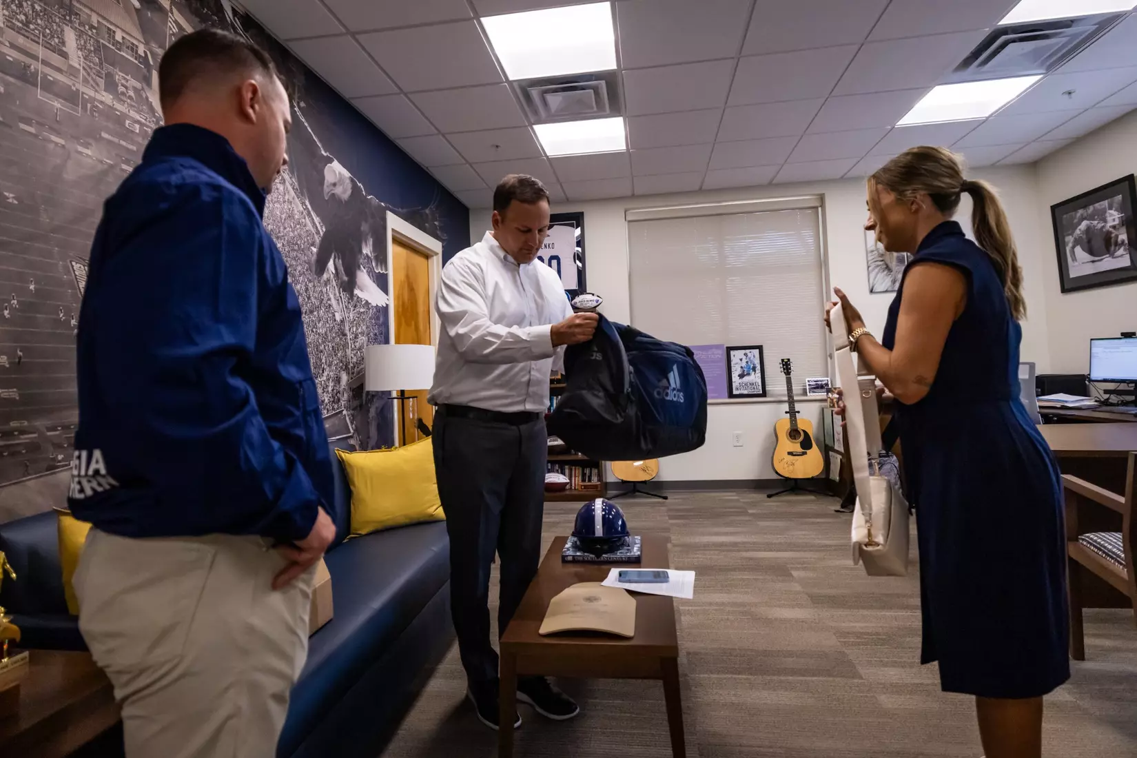 Georgia Southern Athletics introduces Hana Haden as the new Women’s Basketball Head Coach at Hanner Fieldhouse on April 2, 2024 in Statesboro, Georgia. (Photograph by AJ Henderson / Georgia Southern Athletics)