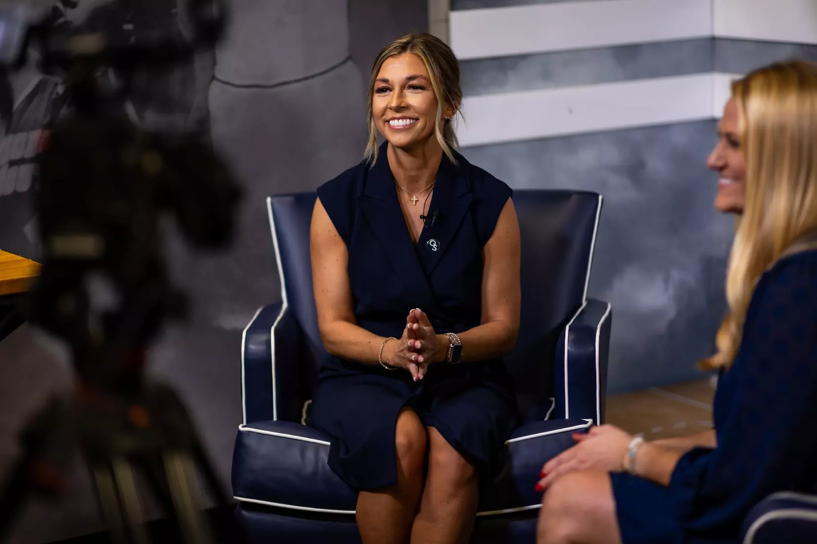 Georgia Southern Athletics introduces Hana Haden as the new Women’s Basketball Head Coach at Hanner Fieldhouse on April 2, 2024 in Statesboro, Georgia. (Photograph by AJ Henderson / Georgia Southern Athletics)