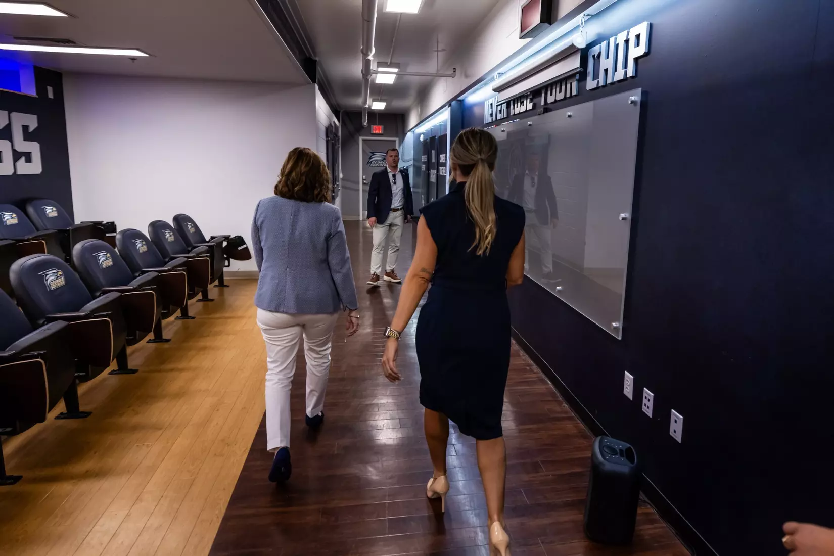Georgia Southern Athletics introduces Hana Haden as the new Women’s Basketball Head Coach at Hanner Fieldhouse on April 2, 2024 in Statesboro, Georgia. (Photograph by AJ Henderson / Georgia Southern Athletics)