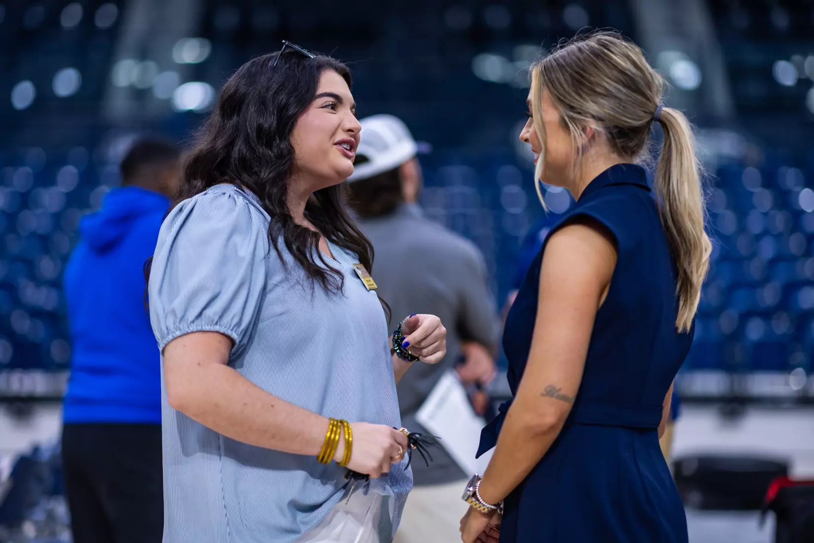 Georgia Southern Athletics introduces Hana Haden as the new Women’s Basketball Head Coach at Hanner Fieldhouse on April 2, 2024 in Statesboro, Georgia. (Photograph by AJ Henderson / Georgia Southern Athletics)