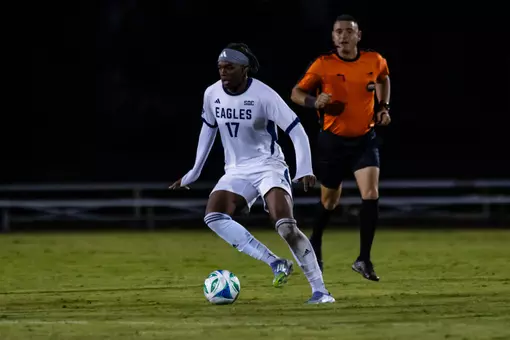 Georgia Southern forward Ricky Louis (17) during the NCAA men’s soccer match between Georgia Southern and Kentucky at Bo Pitts Field on October 22, 2025 in Statesboro, Georgia. (Photograph by AJ Henderson / Georgia Southern Athletics)