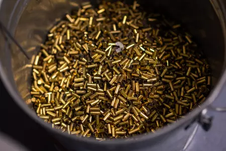 Stock during the NCAA women’s rifle match between Georgia Southern, North Georgia, and Georgia Military at Shooting Sports Education Center on October 7, 2023 in Statesboro, Georgia. (Photograph by AJ Henderson / Georgia Southern Athletics)