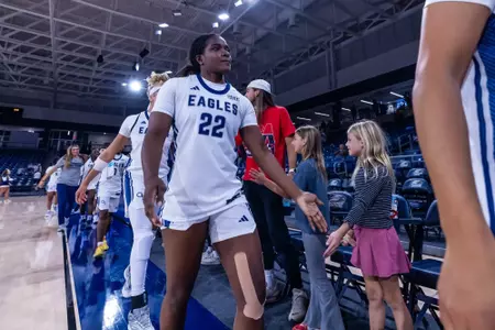 Georgia Southern redshirt junior guard Destini Ward (22) during the NCAA women’s basketball game between Georgia Southern and Central Michigan at Jack and Ruth Ann Hill Convocation Center on November 3, 2025 in Statesboro, Georgia. (Photograph by AJ Henderson / Georgia Southern Athletics)