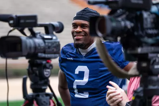 Georgia Southern Football practices prior to the 2025 Birmingham Bowl at Siefert Stadium on December 27, 2025 in Birmingham, Alabama. (Photograph by AJ Henderson / Georgia Southern Athletics)