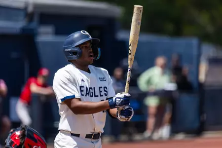 Georgia Southern infielder Sean Smith (12) during the NCAA baseball game between Georgia Southern and Arkansas State at Jack Stallings Field at J.I. Clements Stadium on April 19, 2025 in Statesboro, Georgia. (Photograph by AJ Henderson / Georgia Southern Athletics)