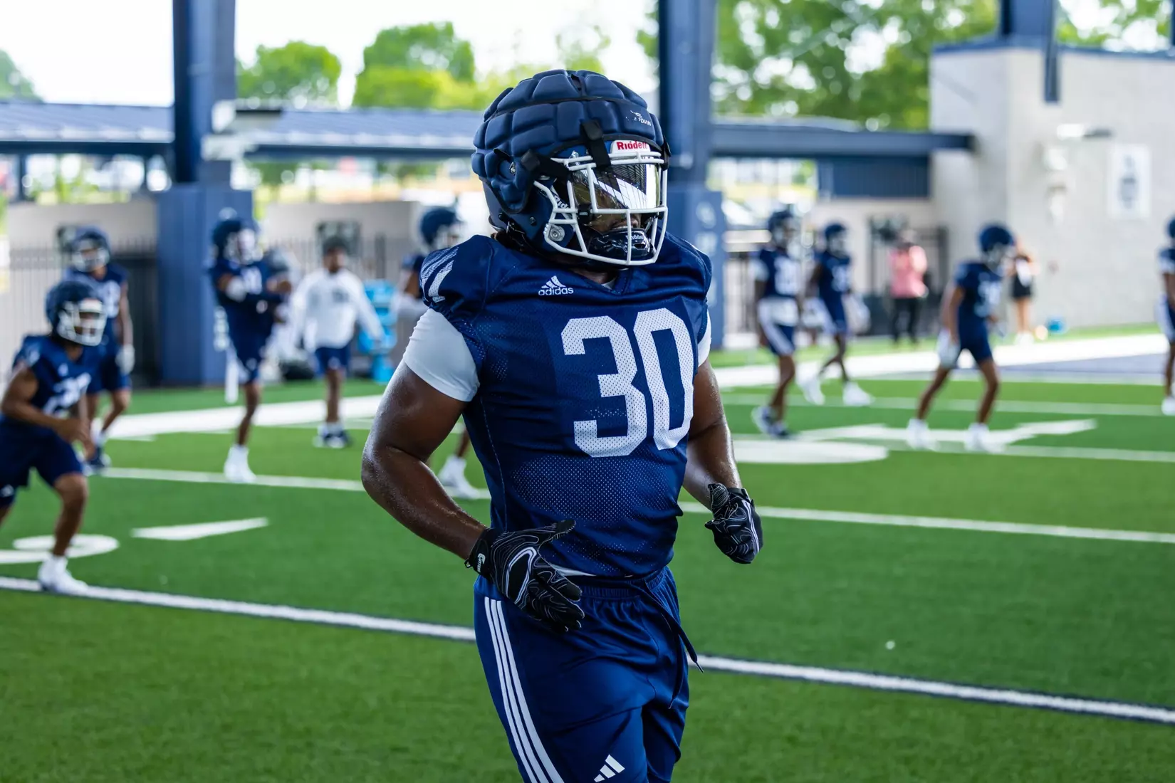 Georgia Southern Football opens Fall Camp 2025 at Anthony P. Tippins Family Training Facility on July 30, 2025 in Statesboro, Georgia. (Photograph by AJ Henderson / Georgia Southern Athletics)