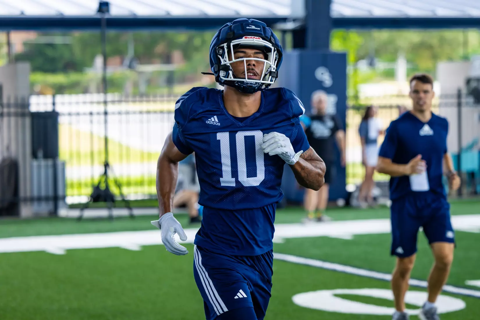 Georgia Southern Football opens Fall Camp 2025 at Anthony P. Tippins Family Training Facility on July 30, 2025 in Statesboro, Georgia. (Photograph by AJ Henderson / Georgia Southern Athletics)