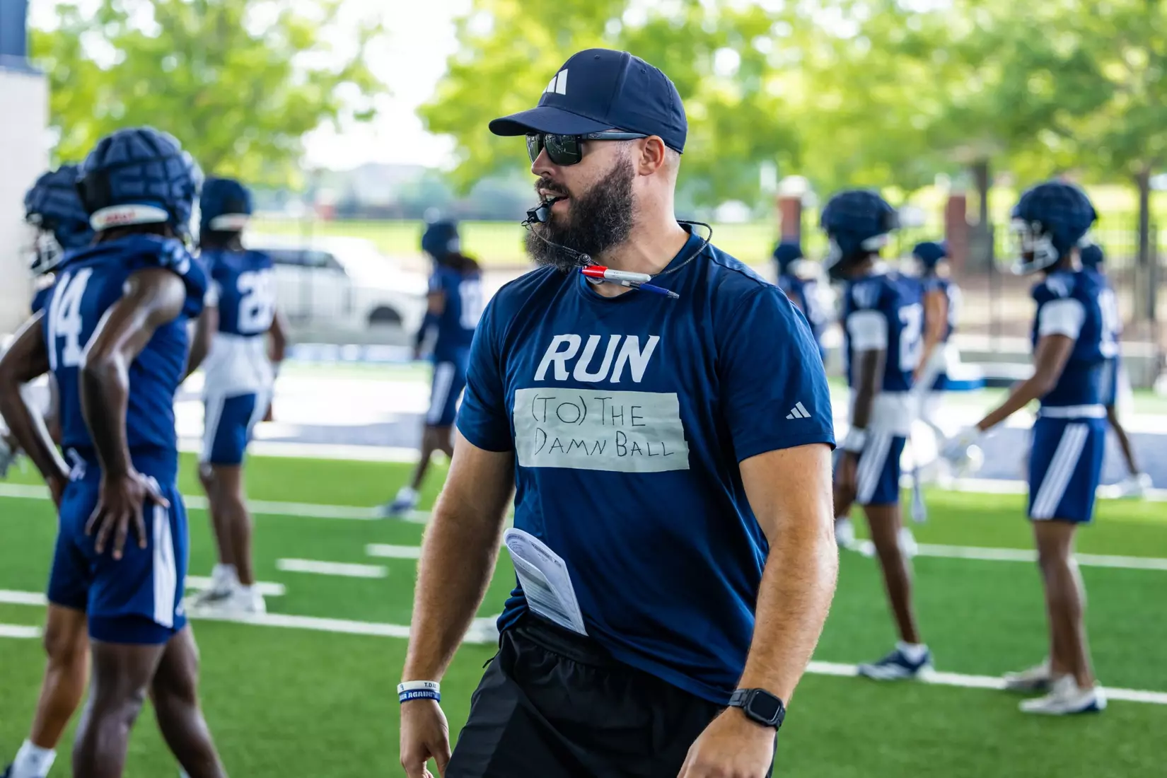 Georgia Southern Football opens Fall Camp 2025 at Anthony P. Tippins Family Training Facility on July 30, 2025 in Statesboro, Georgia. (Photograph by AJ Henderson / Georgia Southern Athletics)