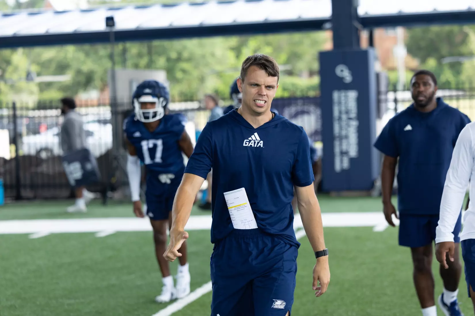 Georgia Southern Football opens Fall Camp 2025 at Anthony P. Tippins Family Training Facility on July 30, 2025 in Statesboro, Georgia. (Photograph by AJ Henderson / Georgia Southern Athletics)