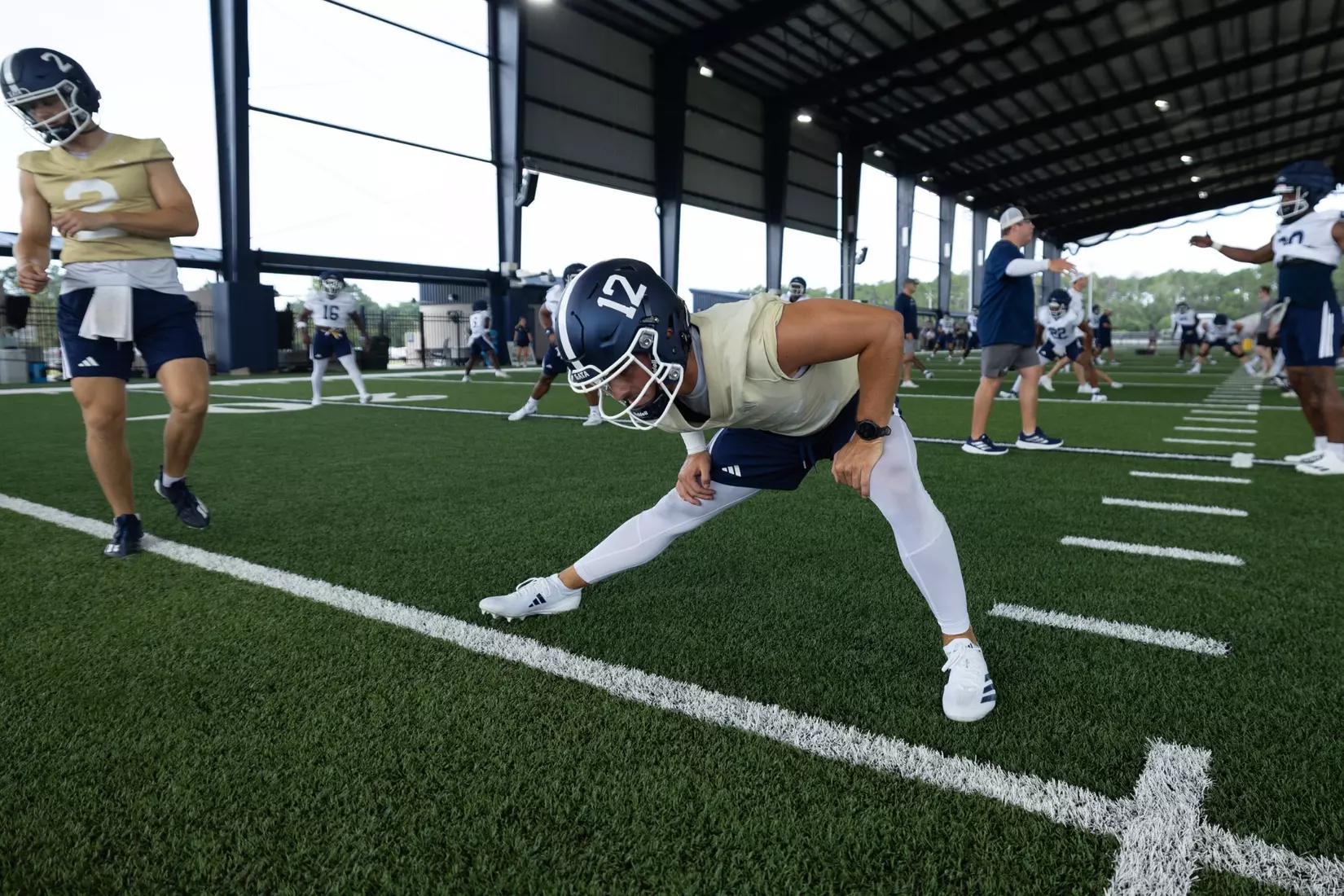 Georgia Southern Football opens Fall Camp 2025 at Anthony P. Tippins Family Training Facility on July 30, 2025 in Statesboro, Georgia. (Photograph by AJ Henderson / Georgia Southern Athletics)